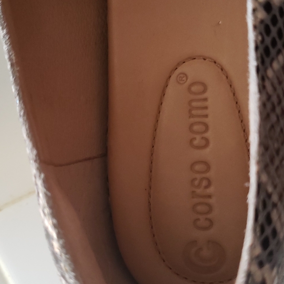 Corso Como leather Clarrah snake design loafer - Picture 5 of 5